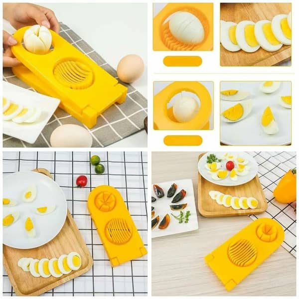 Multi Segment 2 In 1 Egg Cutter/Slicer