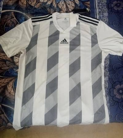 Original Large size Adidas striped 19 jersey