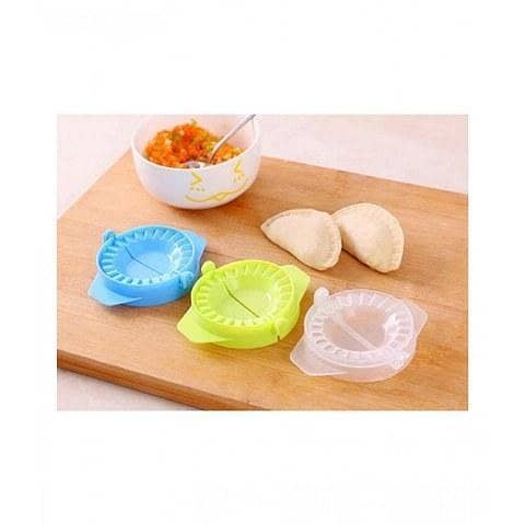 Pack of 3 Samosa & Pastry Dough Maker Dumplings modelling tools Kitchen Magic Creative Manual Pack Machine Food-grade Plastic Pinch Kitchen Tools