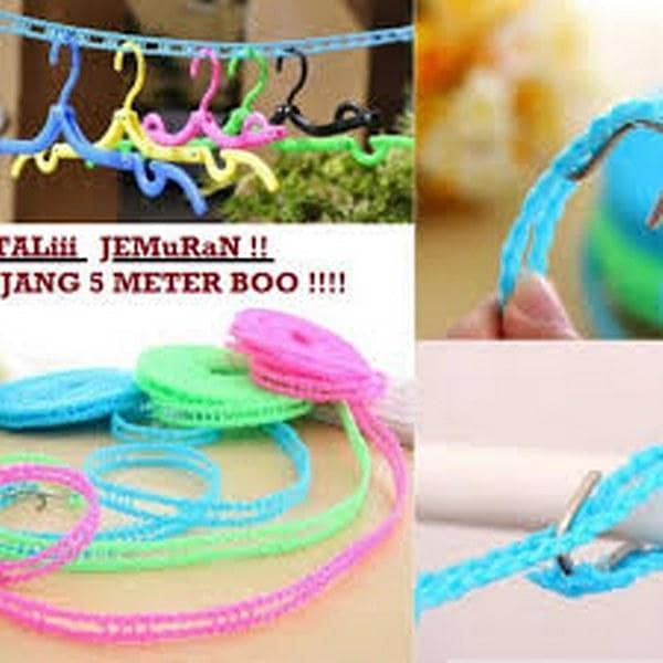 5M Nylon Windproof Drying Rope for Clothes Hangers