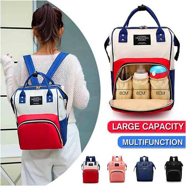 Mummy Maternity Diaper Bag - Travel Backpack for Nursing