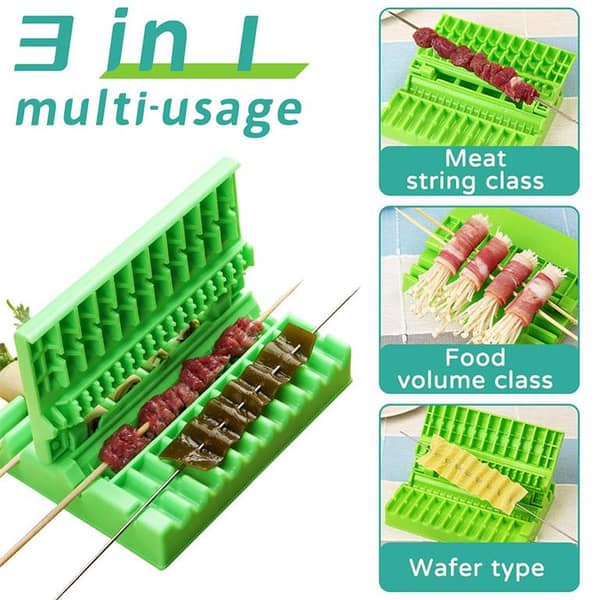 Skewers Kebab Maker BBQ Gadget Accessories for Kitchen BBQ
