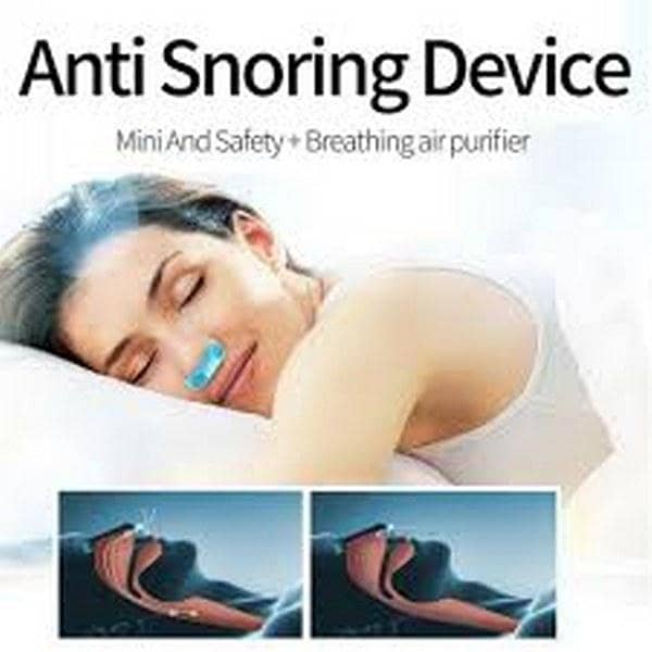 2 In 1 Silicone Anti Snore & Air Purifier Nasal Dilators Aid Device Stop Snoring Nose Sleep Clip