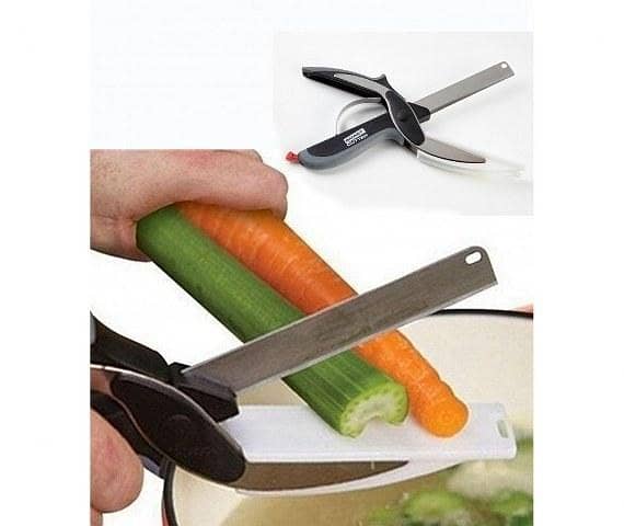 Clever Cutter Kitchen Smart Cutter 2 In 1 Knife & Chopping Board