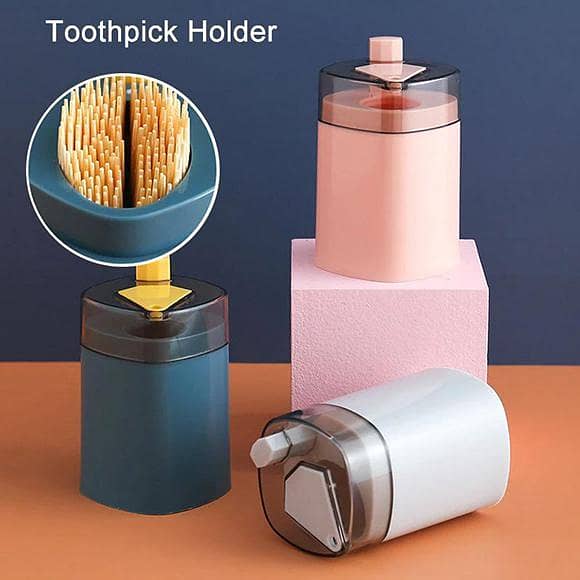 Automatic Toothpick Dispenser by Creative – Wheat Straw Toothpick Holder