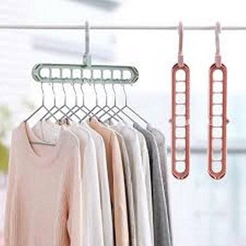 Multifunctional Anti-Skid Folding Clothes Hanger with Rotating Hook