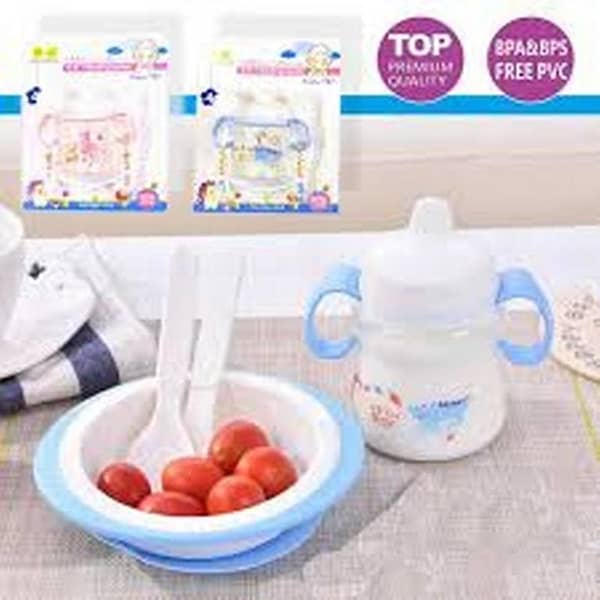 Pack Of 4 Baby Feeding Suction Bowl Set