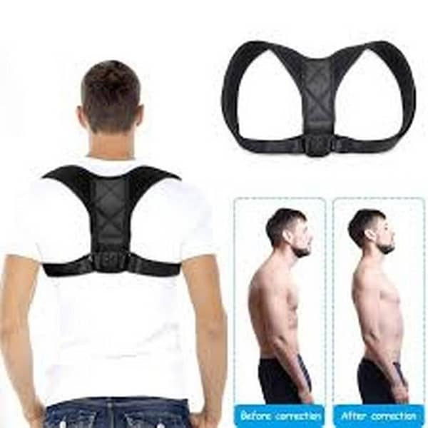 Adjustable Back Posture Corrector - Clavicle, Spine, and Shoulder Support Brace for Better Posture