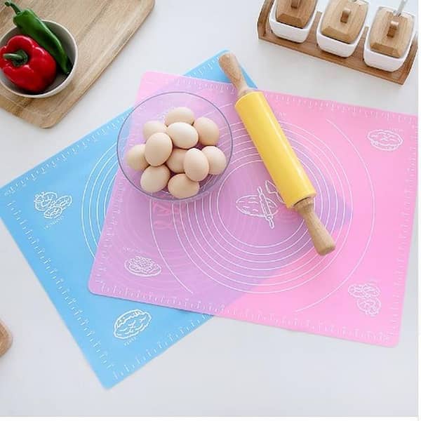 Non-Stick Silicone Baking Mat With Measurements Heat Resistant Cookie Sheet Oven Liner