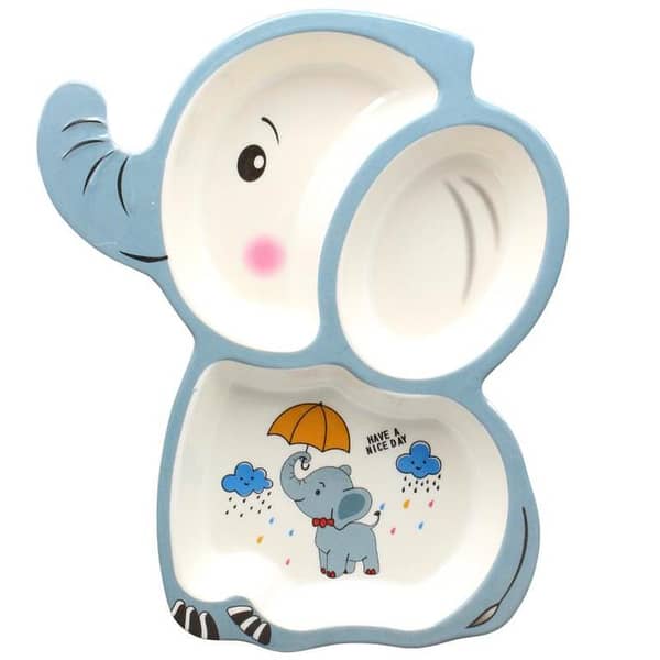 Cartoon Tableware for Children Anti-shock Plates Dinnerware Kids Dishes and Plates Children Dinner Divider  Plates