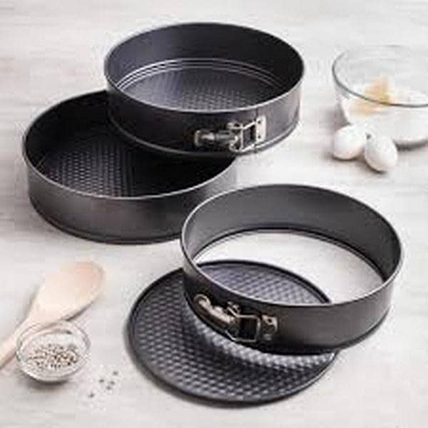 3 pcs Round Shape Cake Moulds Spring-Form Nonstick