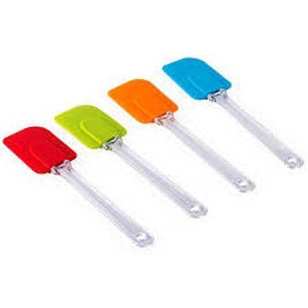 Silicone Non Stick Heat Resistant Spatula With plastic Handle For Microwave Freezer Oven Dishwasher Pastry Brush