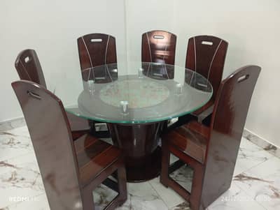 latest design dining for six person