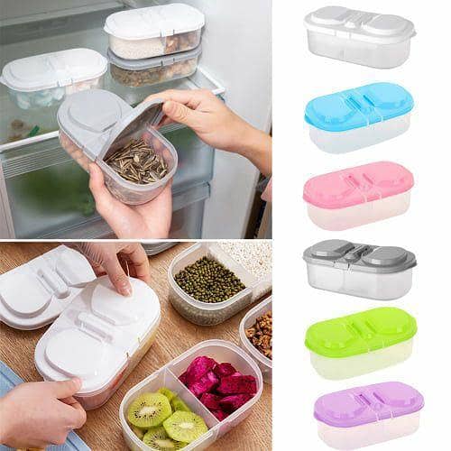 Portable Plastic Protector Case Container Trip Outdoor Lunch Fruit Food Lunch Box Storage