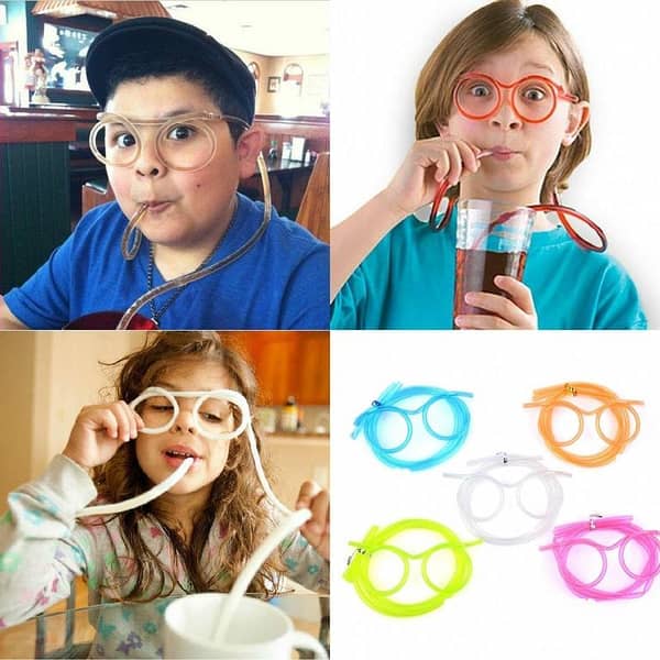 Funny Drinking Straw Glasses for Parties and Bars