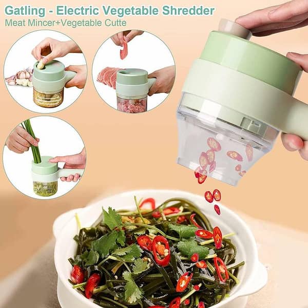 Glow World Manual Electric Food Chopper for Kitchen Use