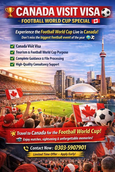 CANADA VISIT VISA – FOOTBALL WORLD CUP SPECIAL
