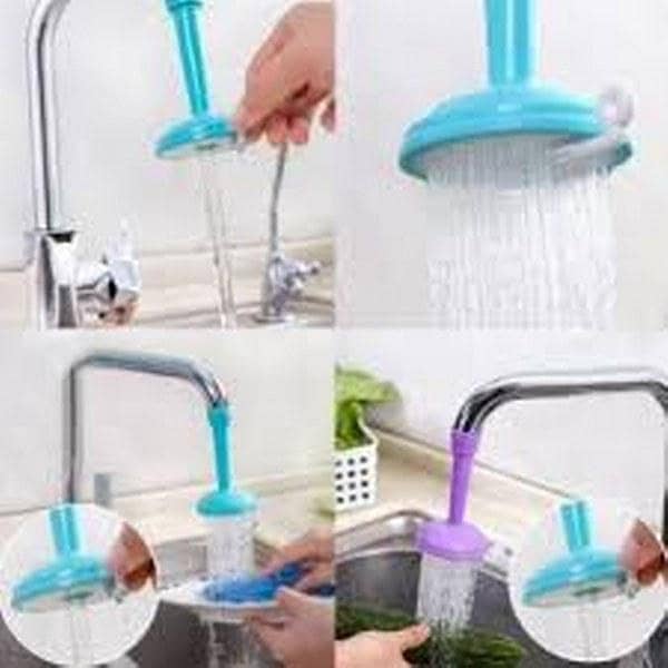 Silicone Kitchen Faucet Water Filter with Rotating Spray and Water-saving Valve for Kitchen and Bathroom Accessories