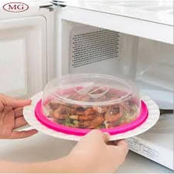 Reusable Plastic Food Cover Microwave Oven Oil Cap Heated Sealed Cover Multifunctional Dish Dishes Dust Cover