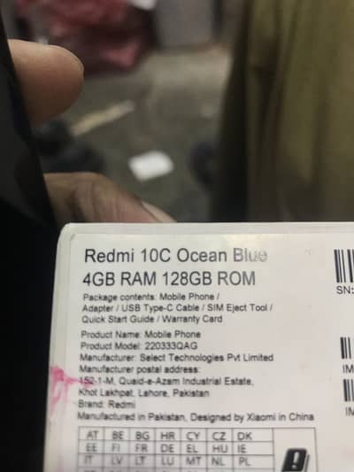 redmi 10c 4 128gb ocean blue