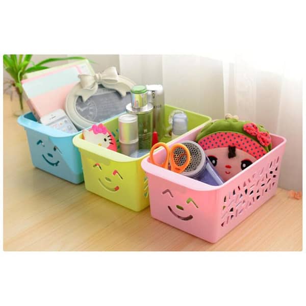 Large Smiley Organiser Basket - Single Piece