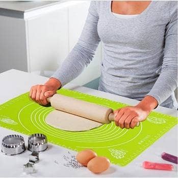 Non-Stick Silicone Baking Mat With Measurements Heat Resistant Cookie Sheet Oven Liner