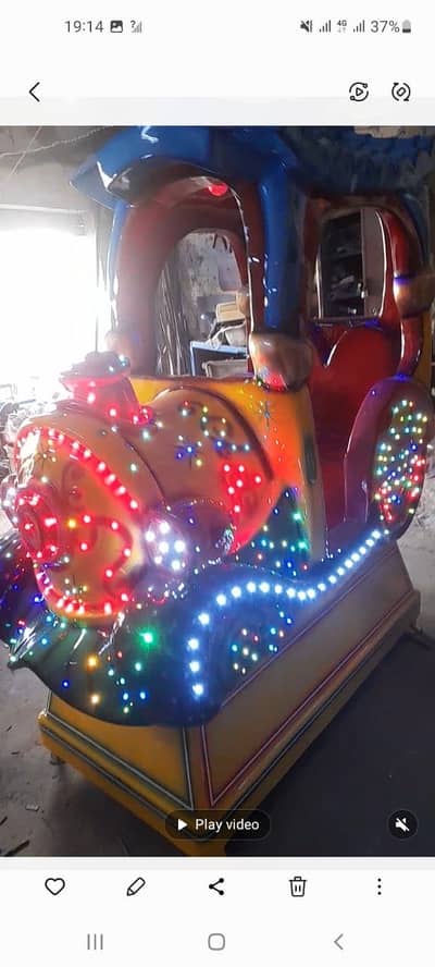 Jumping castle / slides / jhuly / kiddi ride / kids / games / park rid