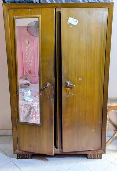 Iron Cupboard | Steel Almari | Double Door Wardrobe for Sale