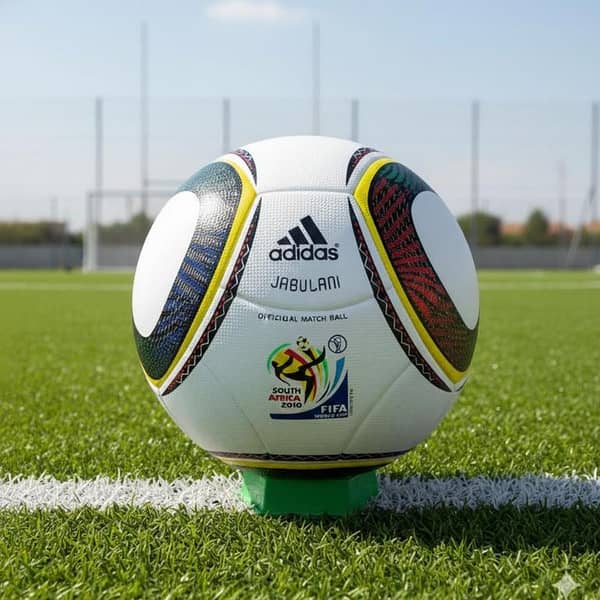 The JABULANI WORLD CUP 2010 Edition Official Match Football is a high-quality thermal bonded soccer ball designed for both indoor and outdoor play | Soccer Ball official Size and Weight full size
