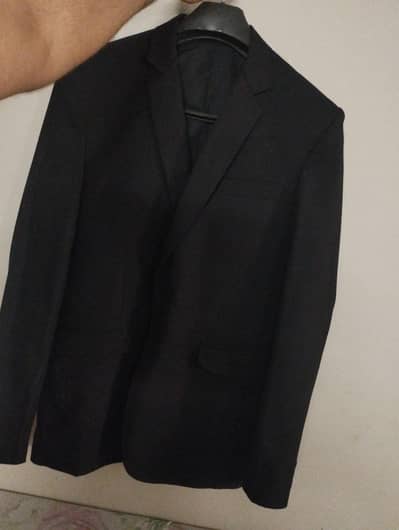 Black 3 Piece Coat Pant Suit – Medium Size | Excellent Condition