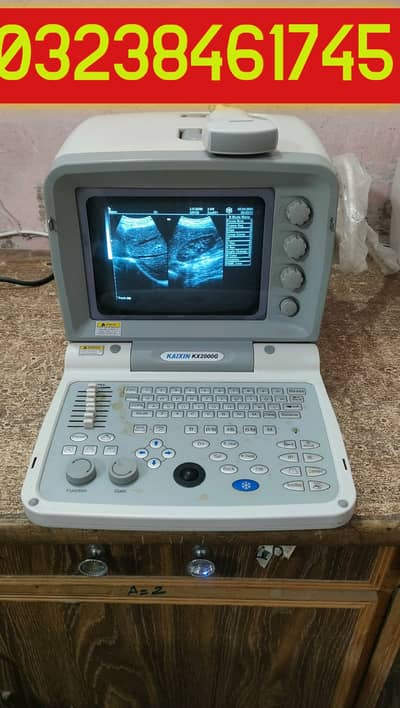 used china kaixin 2000g ultrasound machine like new condition