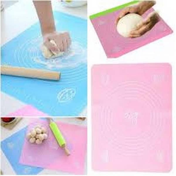 Reusable Non-Stick Dough Mat Silicone Roti Measuring Mat Bakery Measuring Baking Mat Sheet Heat Resistance