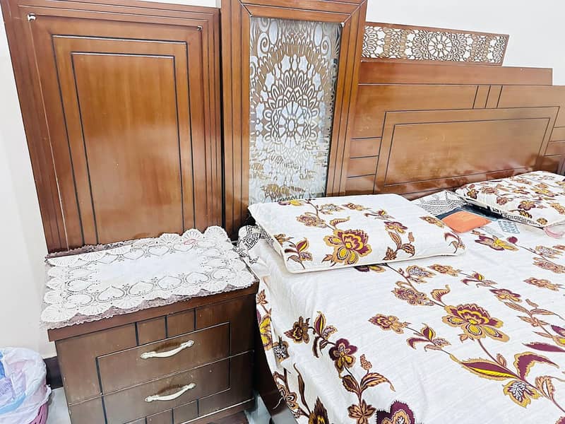 bed with side table 1