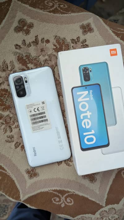redmi note 10 4/128GB RAM ROM with box condition pic main dhk lo