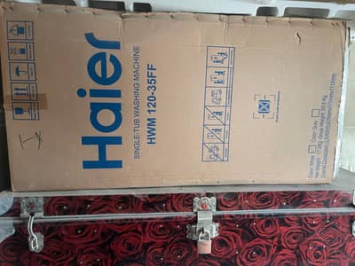 Haier single tub washing machine brand new packed