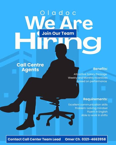 Call Center Agents Requireds