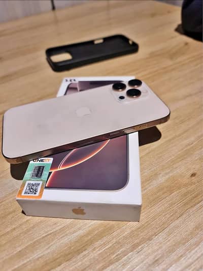 16 pro Max Desert Titanium 256 GB NON PTA