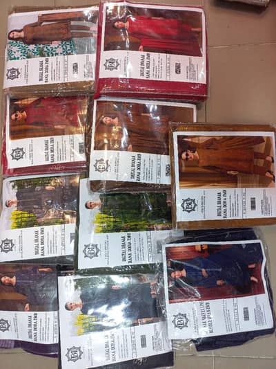 all types of winter ladies unstitched collection