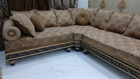 L SHAPE 8 SEATOR SOFA MAKING IN MASTER MOLTY FOAM