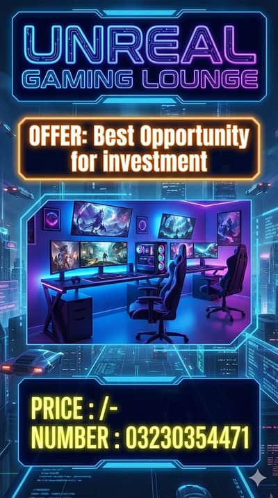 Running Gaming Business for sale/best business opportunity