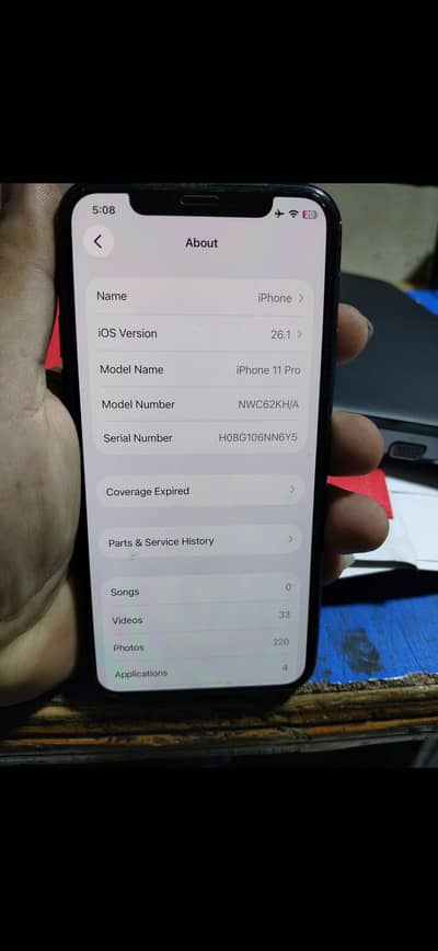 iphone 11 pro baipas hai 64 gb