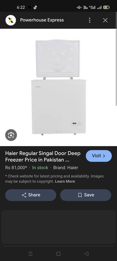 haier Deep freezer Hdf 245 sd
