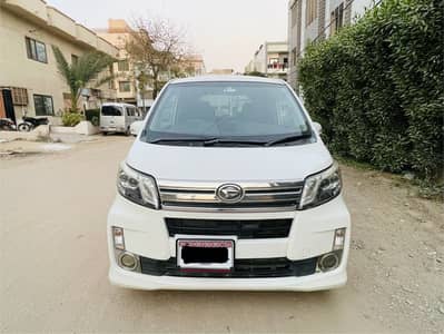 Daihatsu Move Custom G push start Pearl White Top grade betr thn mira