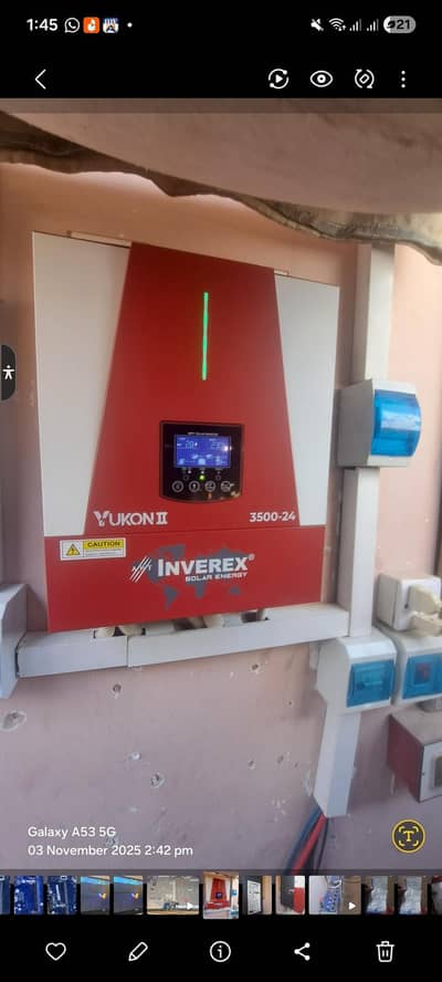 Inverex yukon 3.5kw solar inverter New Condition