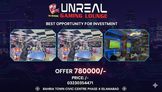 Running Gaming Business for sale/best business opportunity