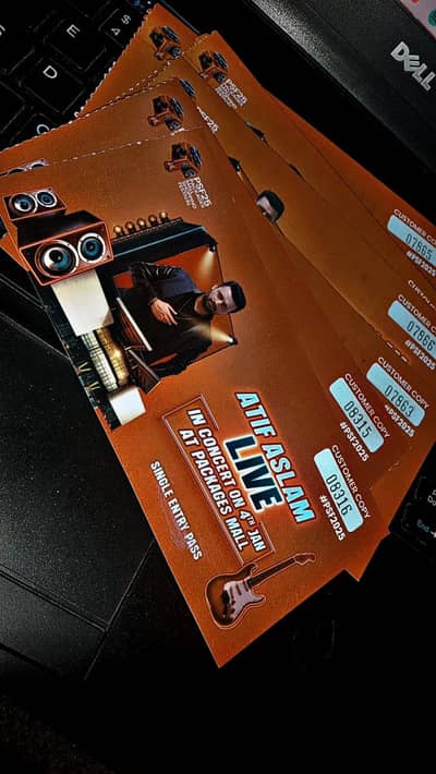 Atif Aslam Live Concert Tickets – Lahore Packages mall