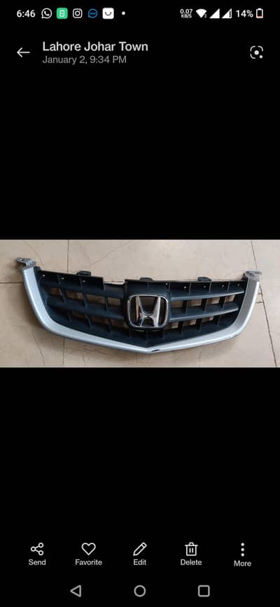 Honda Accord Front Grill