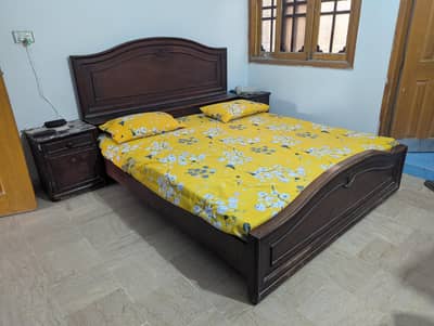 King Size Bed with Side tables