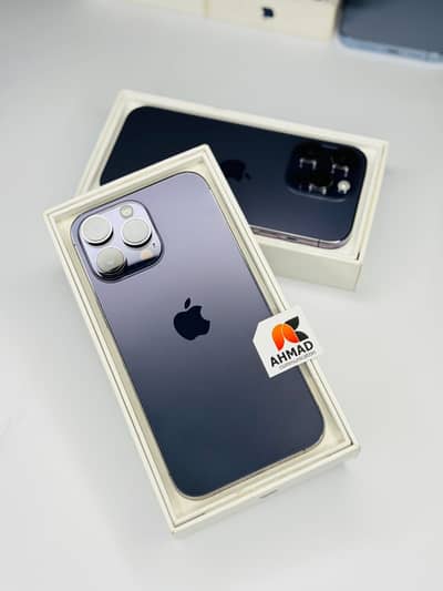 IPhone stock 14 pro max LLA model 90% helath with box