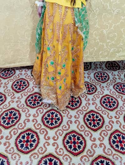 Mehndi event bridal dress
